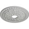 Ekena Millwork Warsaw Ceiling Medallion (Fits Canopies up to 3 1/2"), Hnd-Painted Frost, 18"OD x 3 1/2"ID x 1 3/8"P CM18WAFRF - alternate 3